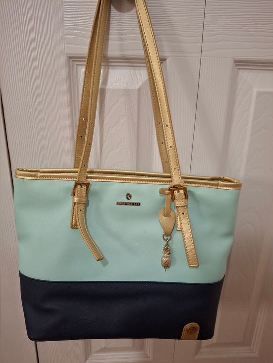 Spartina 449 Handbags - Spartina 449 Retreat Pineapple Medium Tote Bag EUC